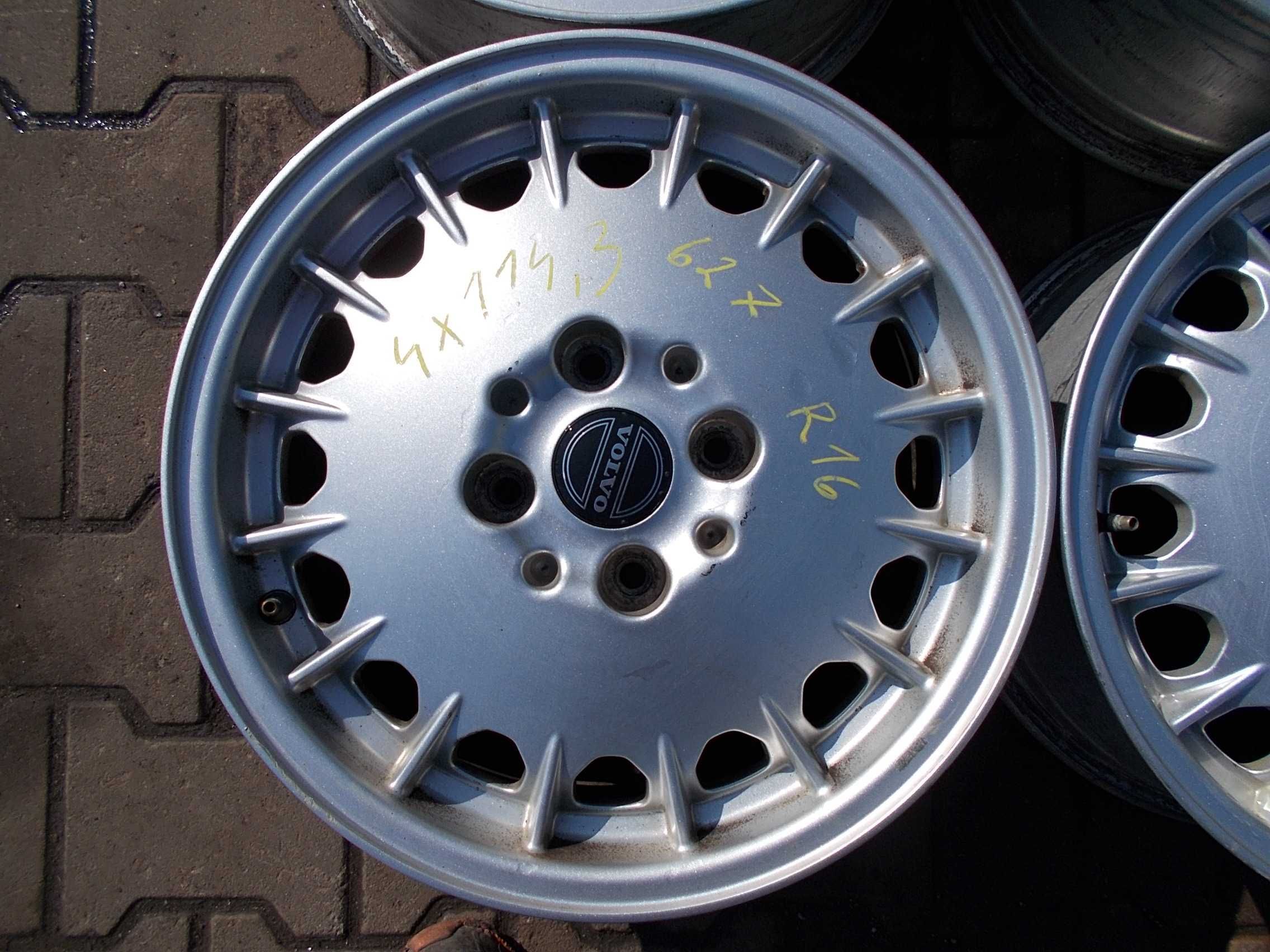 Felgi aluminiowe VOLVO   4x114,3 6,5JX16 ET44   Nr. 627