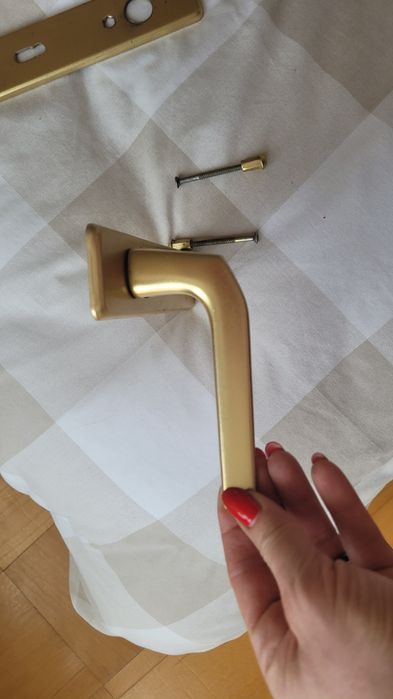 Zestaw klamka z szyldem