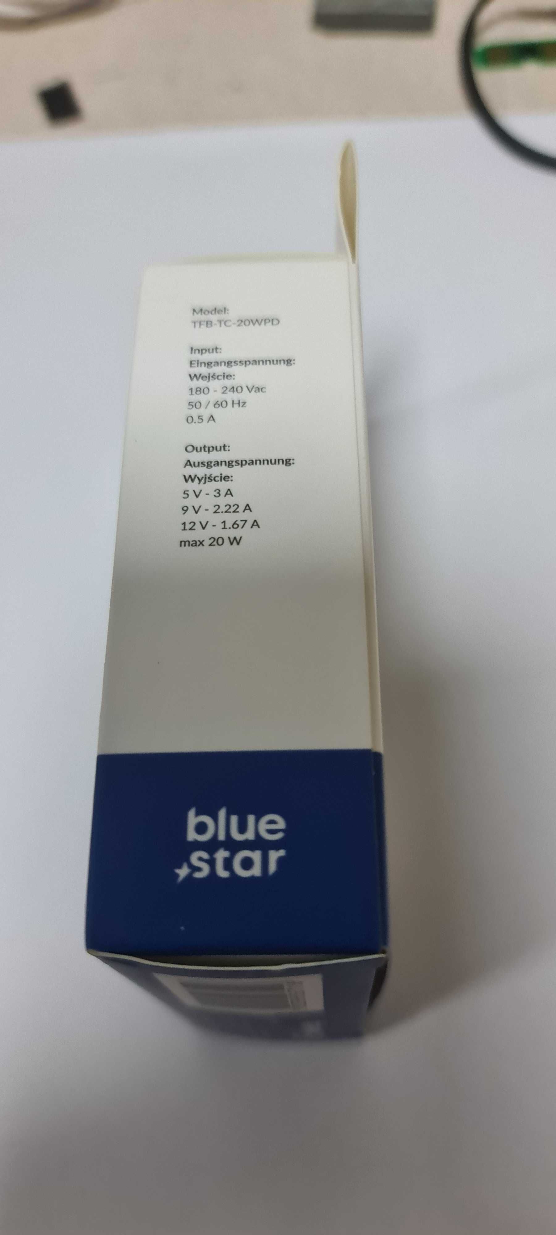 Ładowarka sieciowa Iphone BLUE STAR 20W Typ C PD QC4.0 TFB-TC-20WPD