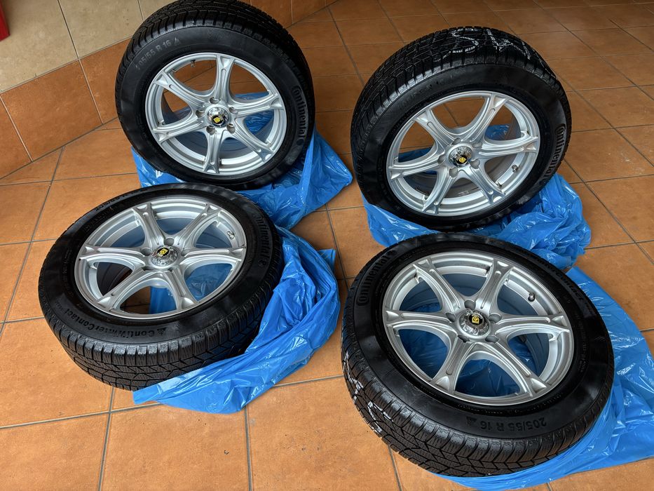 Opny zimowe z felgami 5x112 16”