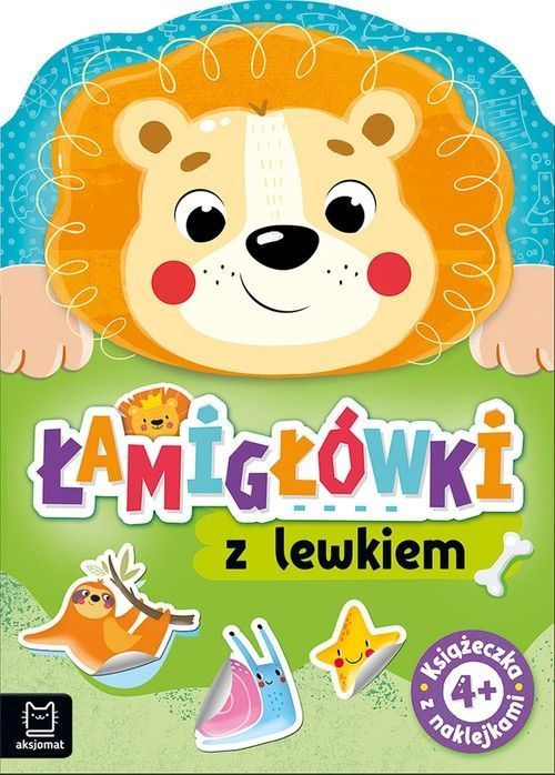 Łamigłówki Z Lewkiem Książeczka Z Naklejkami 4+  Podgórska Anna