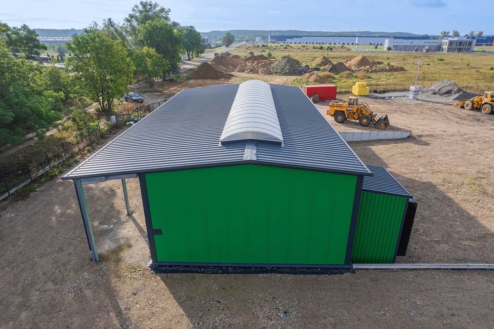 Hala Ocieplana 17x25x5m Magazynowa Zadaszenie PIR Stalowa 425m2