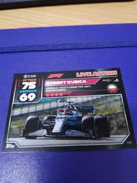 Robert Kubica F1 topps Turbo Attack