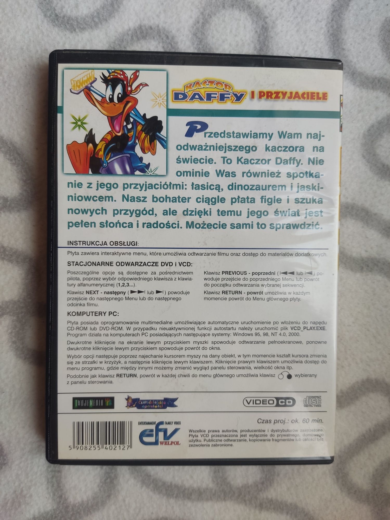 Płyta DVD film bajka Kaczor Daffy I przyjaciele