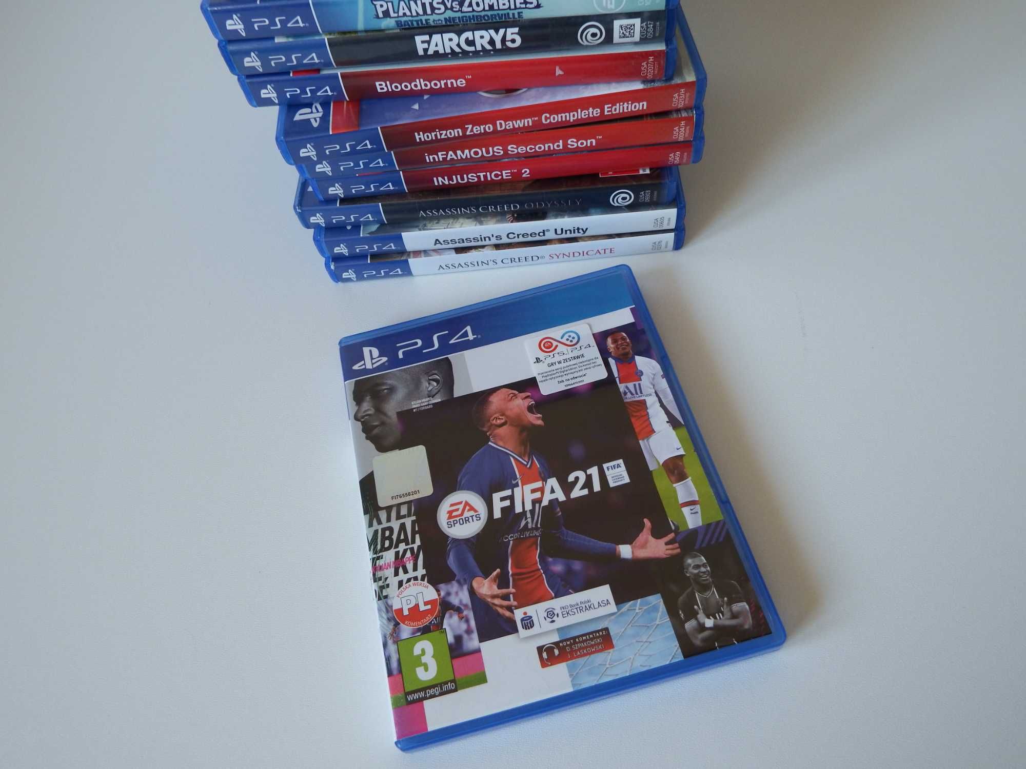 FIFA 21 PS4 + PS5 wersja PS4/PS5 PO POLSKU piłka nożna TANIE GRANIE