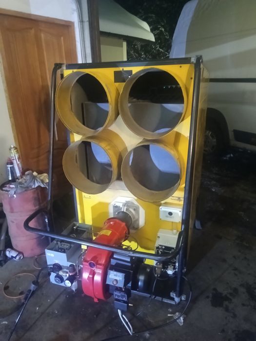 Nagrzewnica olejowa multiolejowa 220 kw master piec na olej , olejow