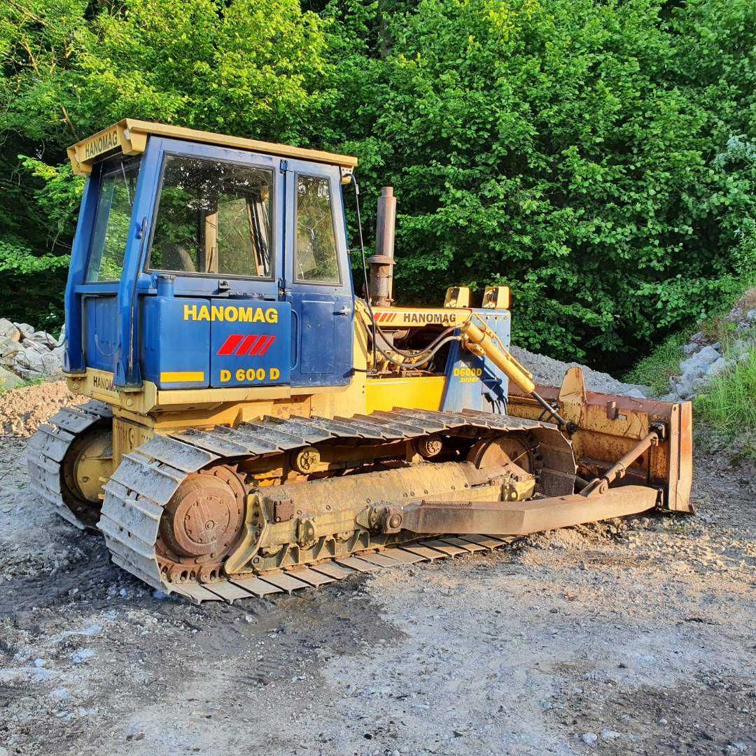 Spycharka  spychacz spych  1995 rok  Hanomag D 600 D Super