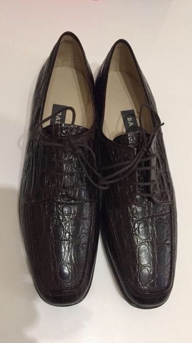 Bally-новые туфли из крокодила