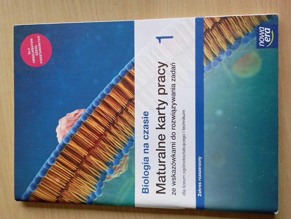 Biologia na szasie 1 Maturalne karty pracy.Nowa Era 2019