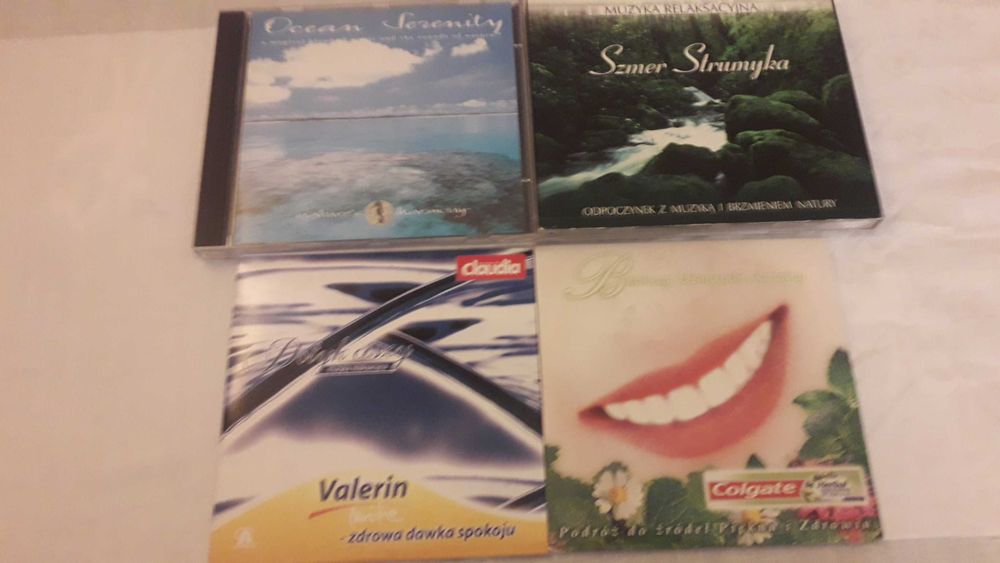Muzyka relaksacyjna 4 płyty CD-obniżka ceny