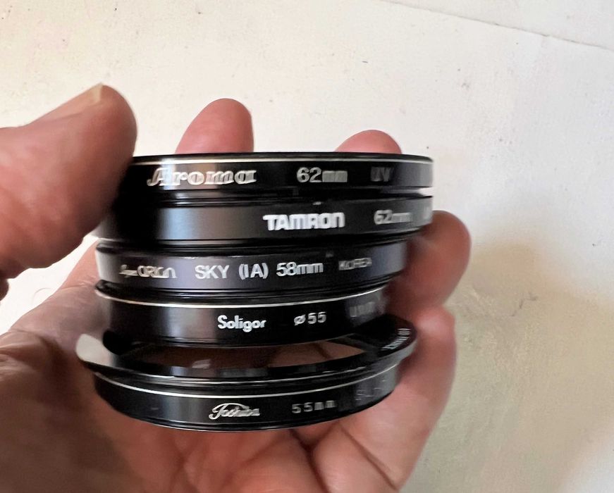 Conjunto de 18 filtros UV