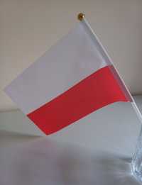 Chorągiewki flagi z materiału,biało-czerwone