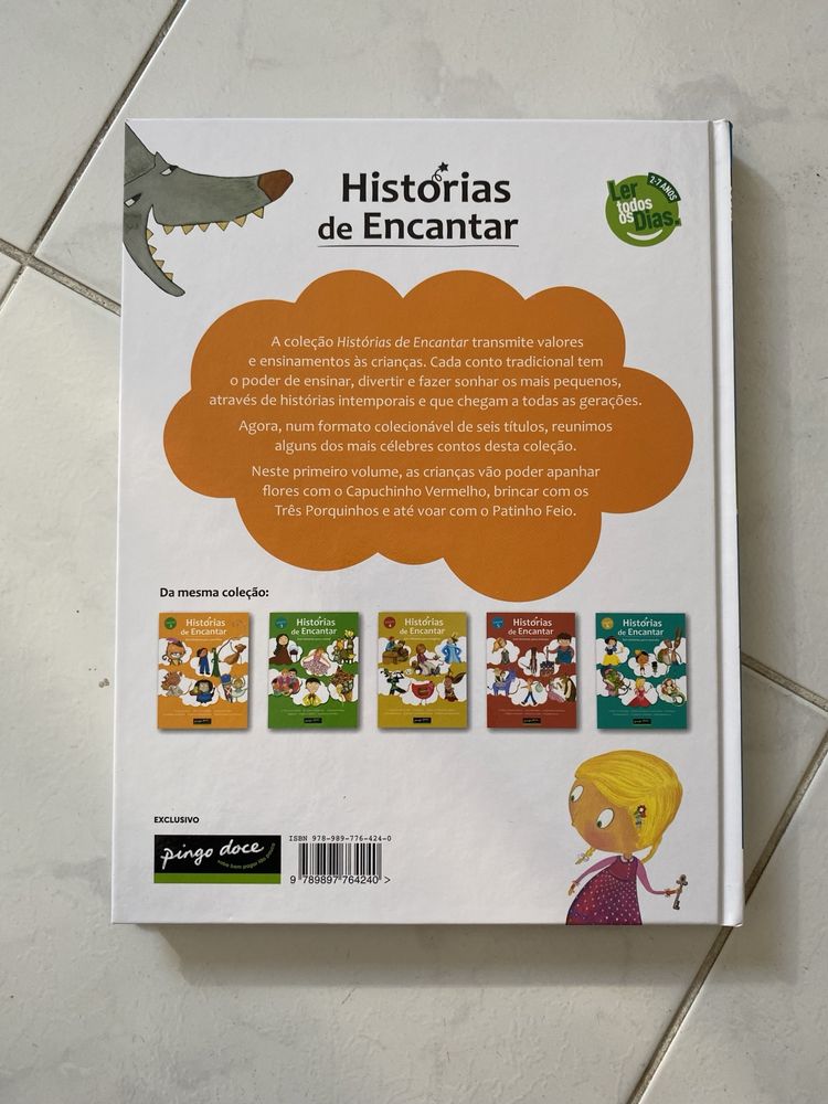 Livro histórias de encantar