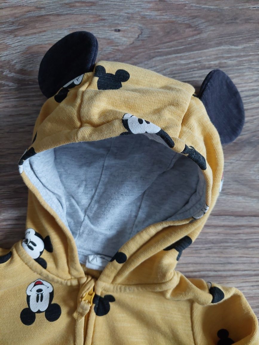 Dresik niemowlęcy Mickey Mouse 68 H&M spodnie i bluza