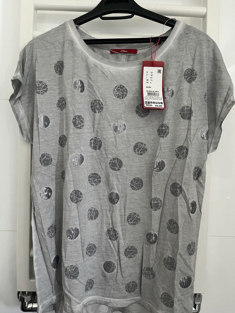 Tshirt S.Oliver,nowy,nr niemiecka 36,M