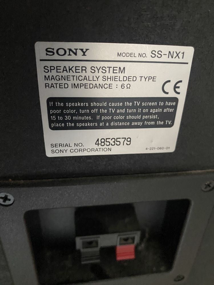 Glosniki kolumny SONY SS-NX1 monitory podstawkowe