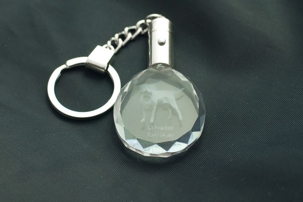 Labrador Retriever I brelok do kluczy owalny z koniem Art-Dog