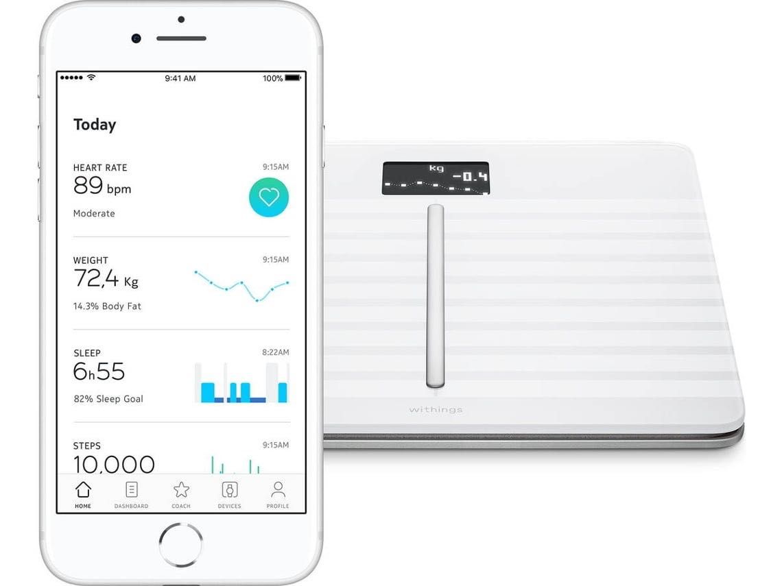 Balança Digital WITHINGS Body Cardio app iPhone / Android