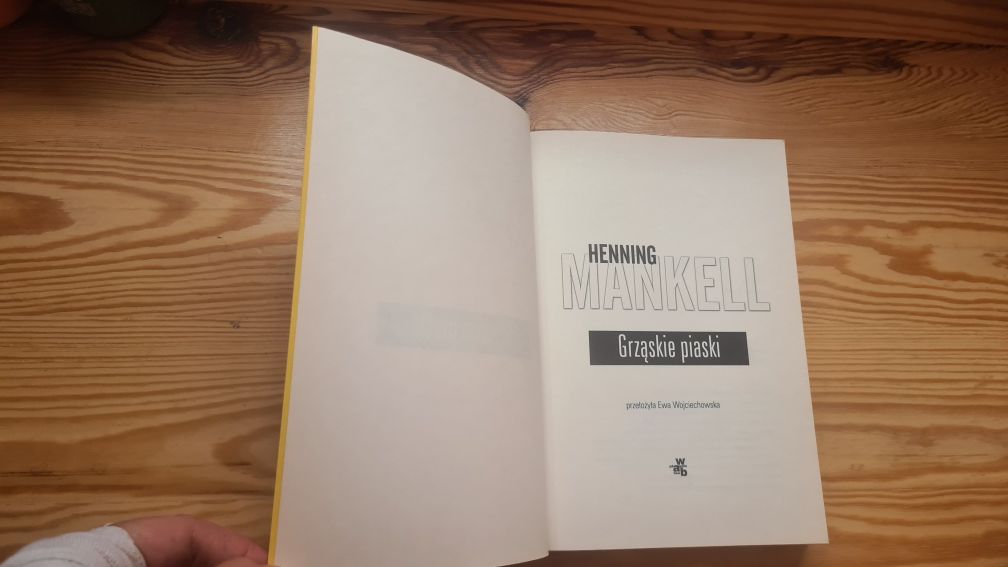 Grząskie piaski Henning Mankell