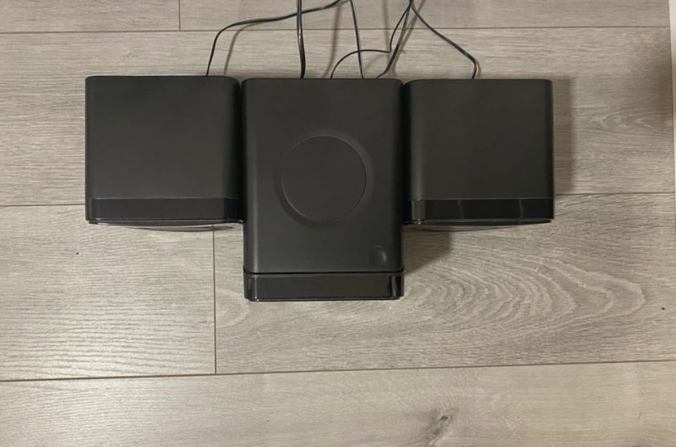 aparelhagem de som com leitor de cd