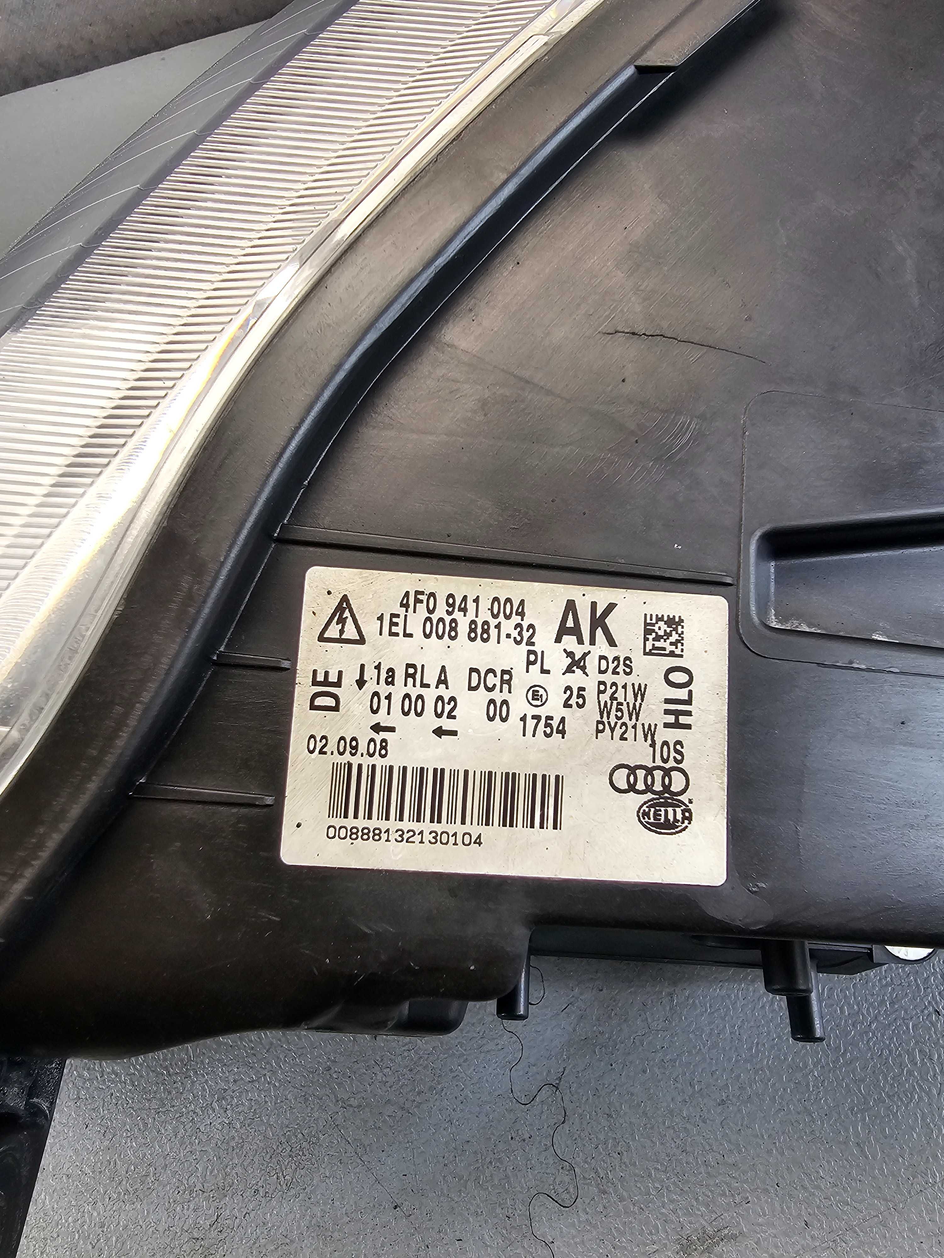 Audi A6 C6 Lampa Przednia Bi-Xenon Prawa Stan BDB Europa Kompletna