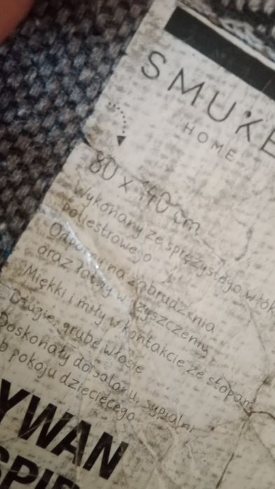 Dywan 80 na 140 włosy 2szt