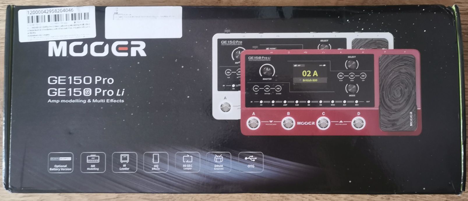 Гітарний процессор/педалборд Mooer GE-150 Pro