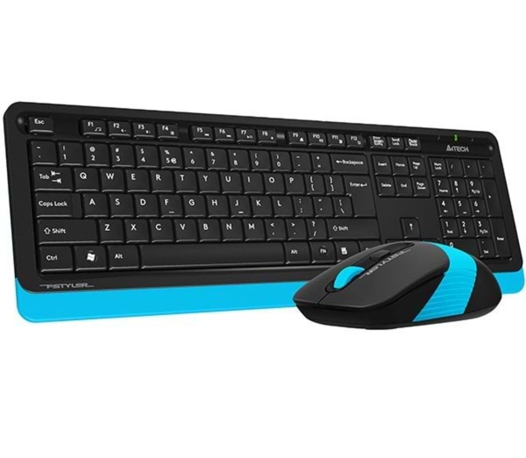 Клавіатура + миша бездротова A4tech FG1010 (Blue)
