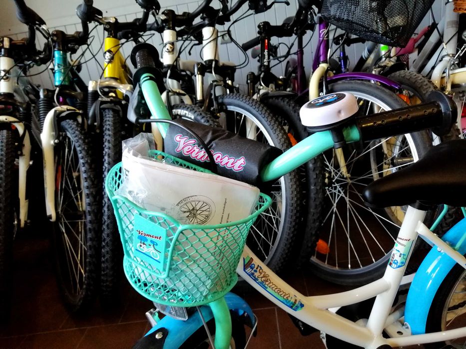 PIĘKNY VERMONT GIRLY SUMMER Roz. 11,5" Dziecięcy *Koła 16 cali* Koszyk