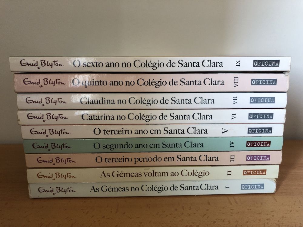 As gemeas no colegio de santa clara de Enid Blyton