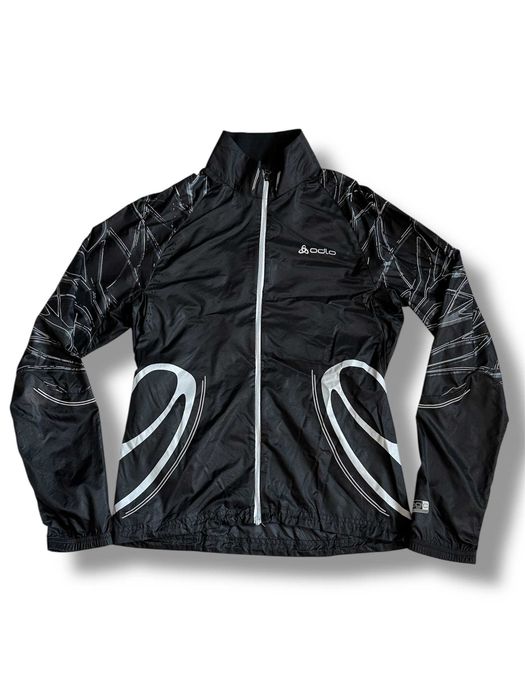 ODLO RACE Kurtka Damska Sportowa Lekka do Biegania i Trekkingu Czarna