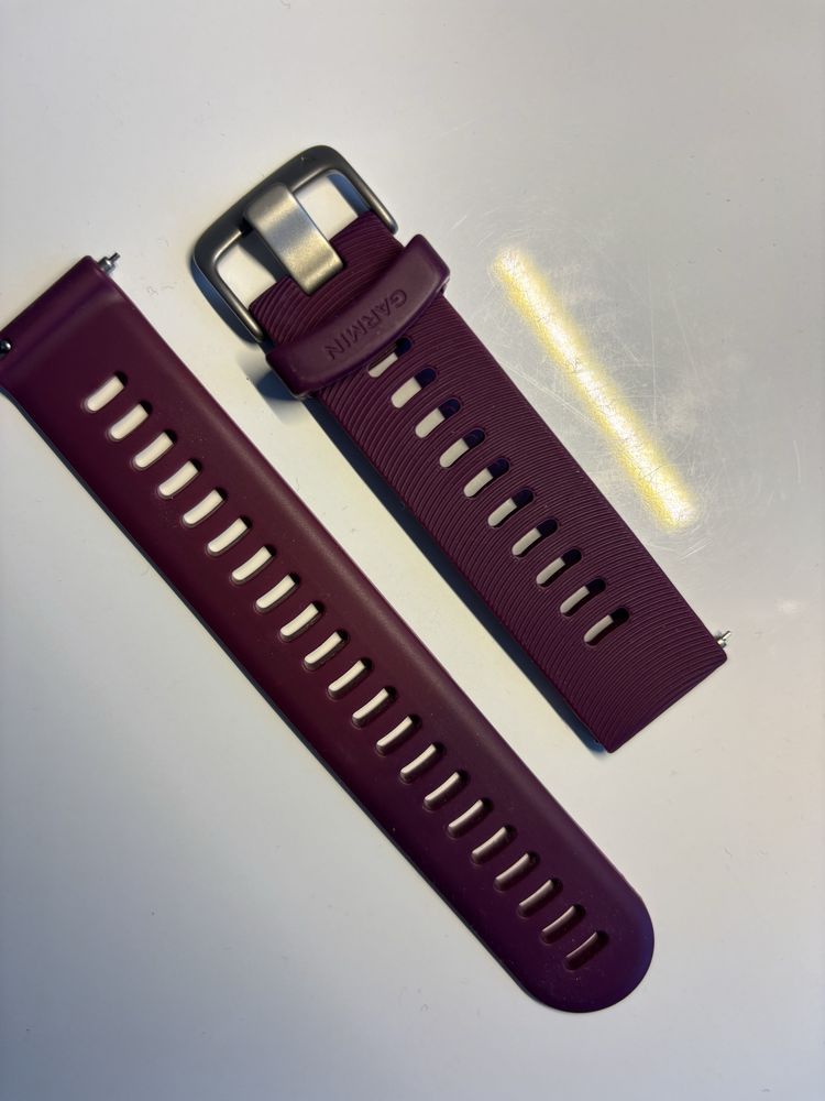 Pasek do Garmin Forerunner 20mm bordowy