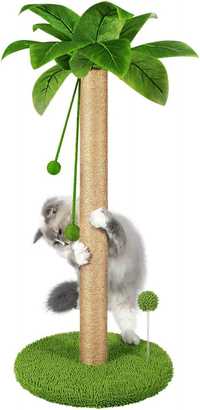 Poste arranhador para gatos em forma de planta 40 x 78 cm -NOVO SELADO