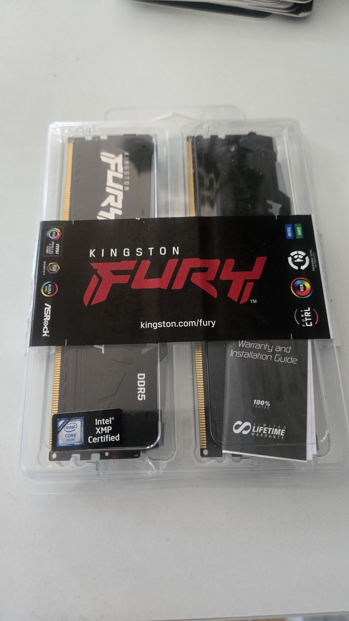 Karta pamięci RAM 32 gb DDR5 6000 MHz