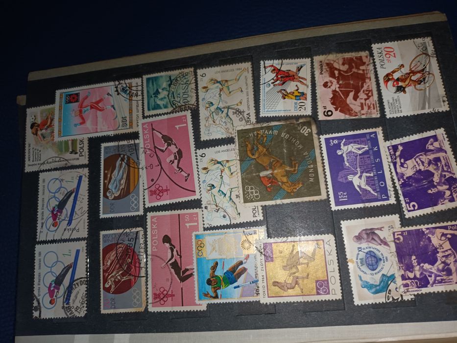 Znaczki pocztowe zestaw 250 sztuk