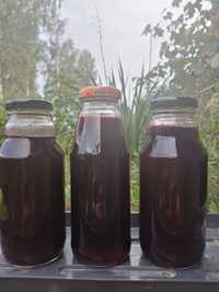 Naturalny domowy sok: malinowy, jeżynowy, jagoda kamczacka
