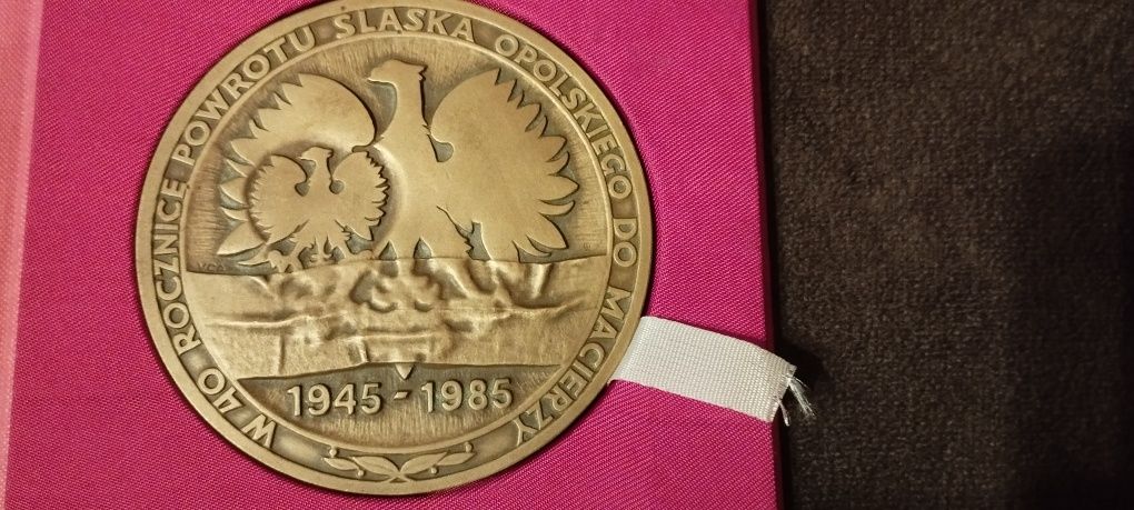 Medal pamiątkowy W 40 rocznicę powrotu Śląska Opolskiego do macierzy