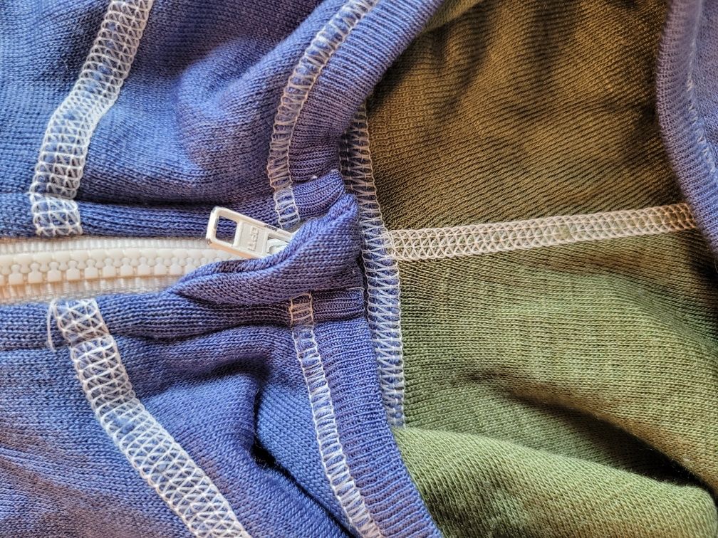 Kangurek bluzka zapinana r 90 2lata 100proc merino