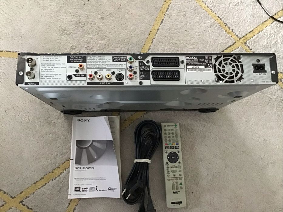 Odtwarzacz dvd z dyskiem 160gb Sony rdr hx-275