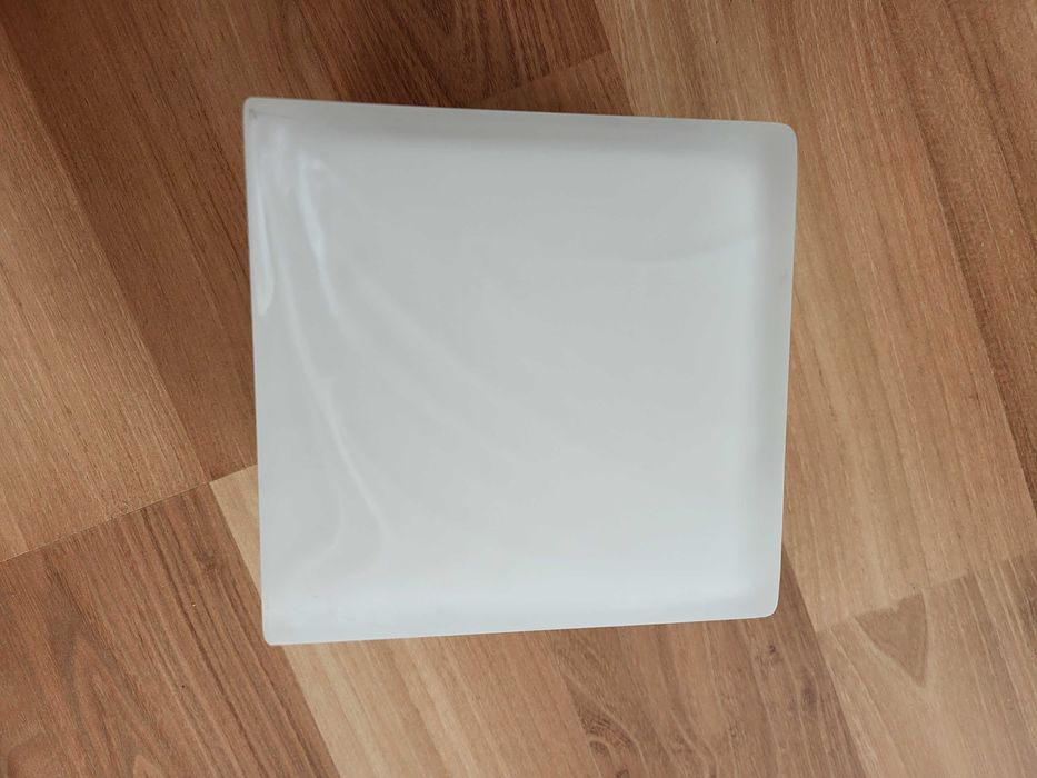 kwadratowy, szklany klosz