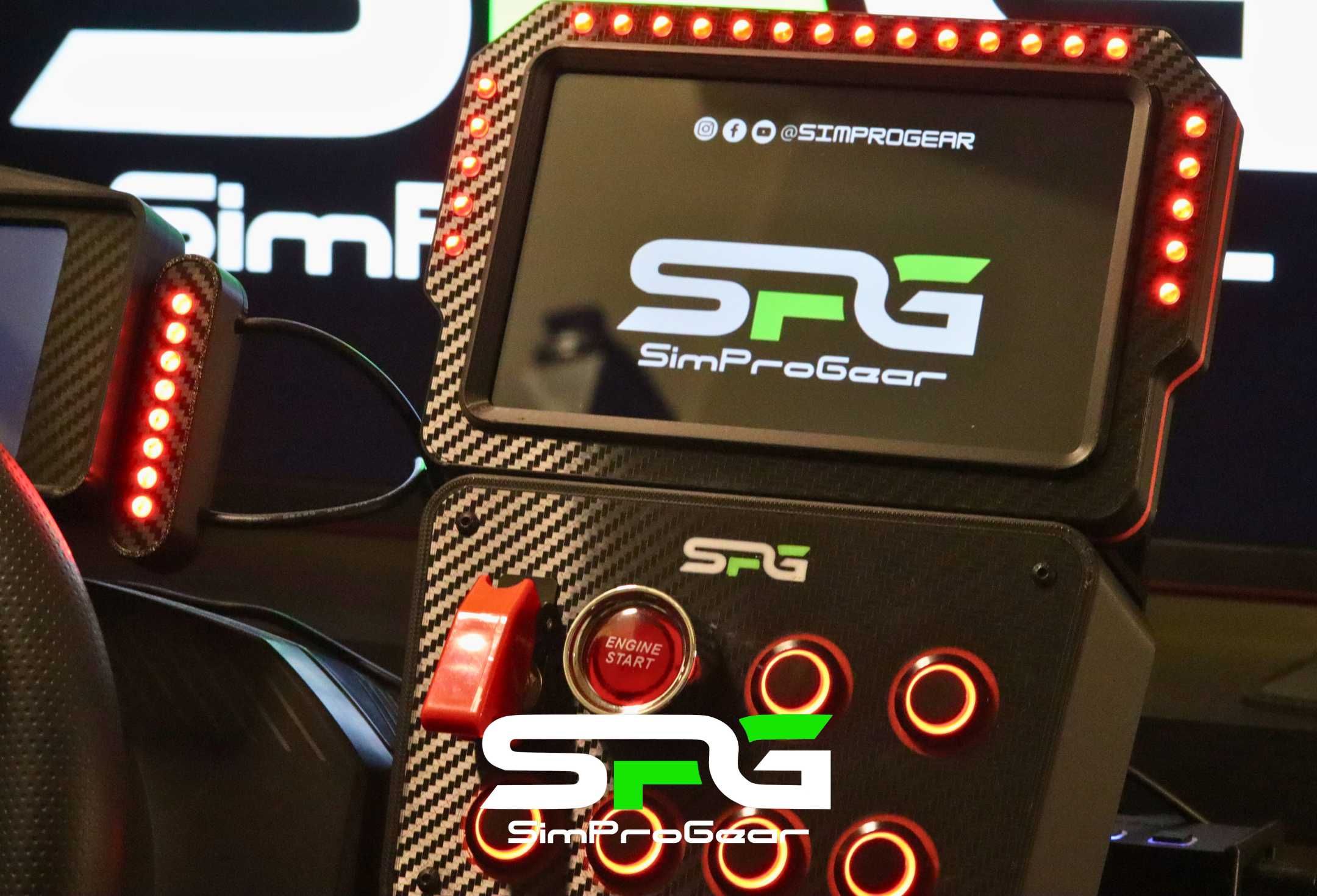 ButtonBox PGT3 - c / Botões LED - Sim Racing