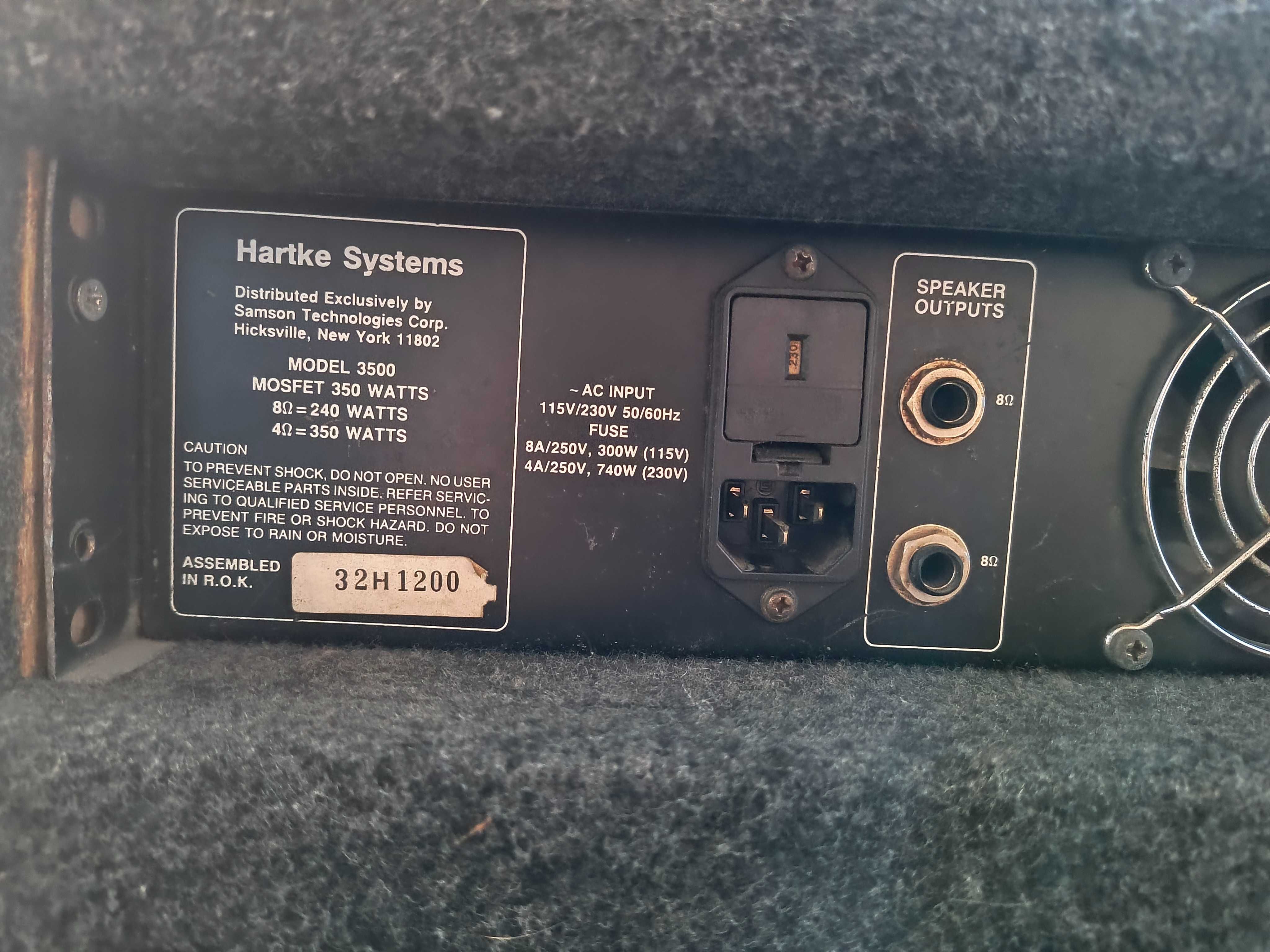 Hartke HA3500 – wzmacniacz basowy 350W – wersja koreańska!