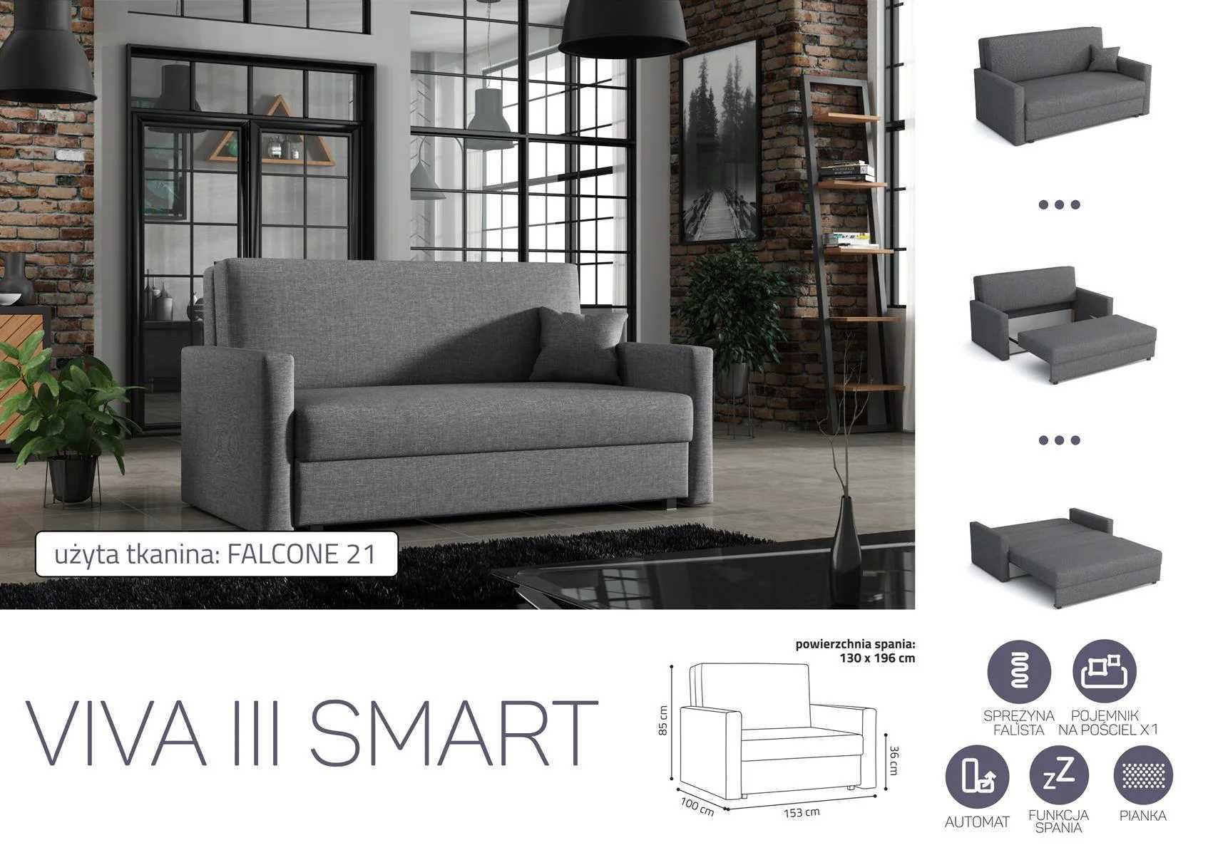 Sofa/Kanapa Viva III Smart  Darmowa dostawa