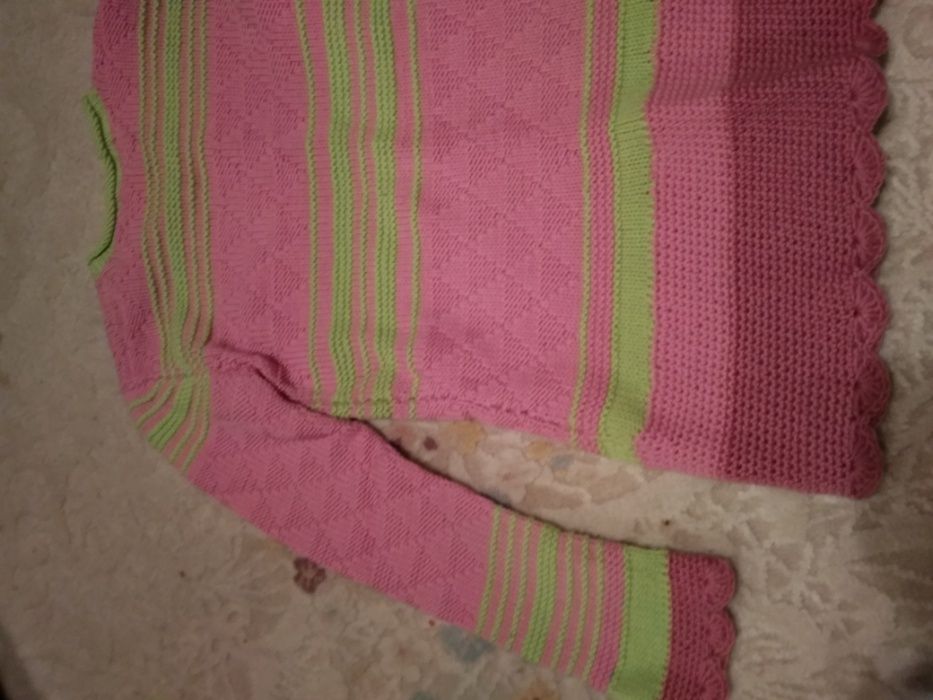 свитер вязанный мягкий розовый