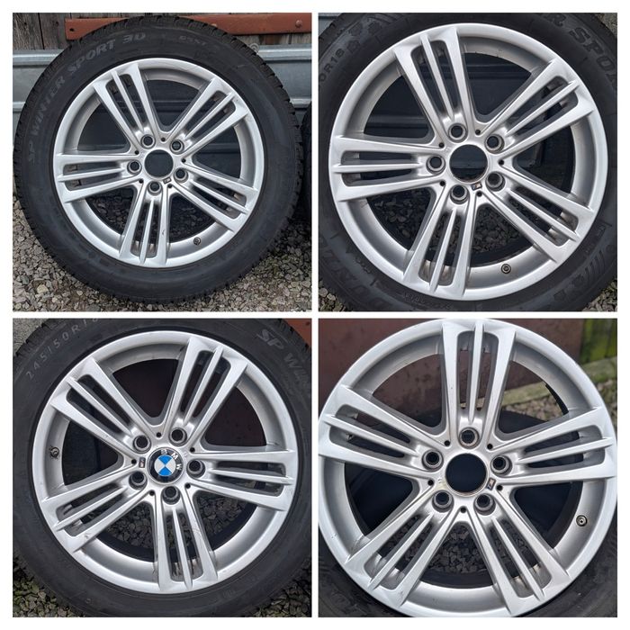 4x Koła BMW R18 5x120 X3 X5 Opony  zimowe 2 sztuki nowe
