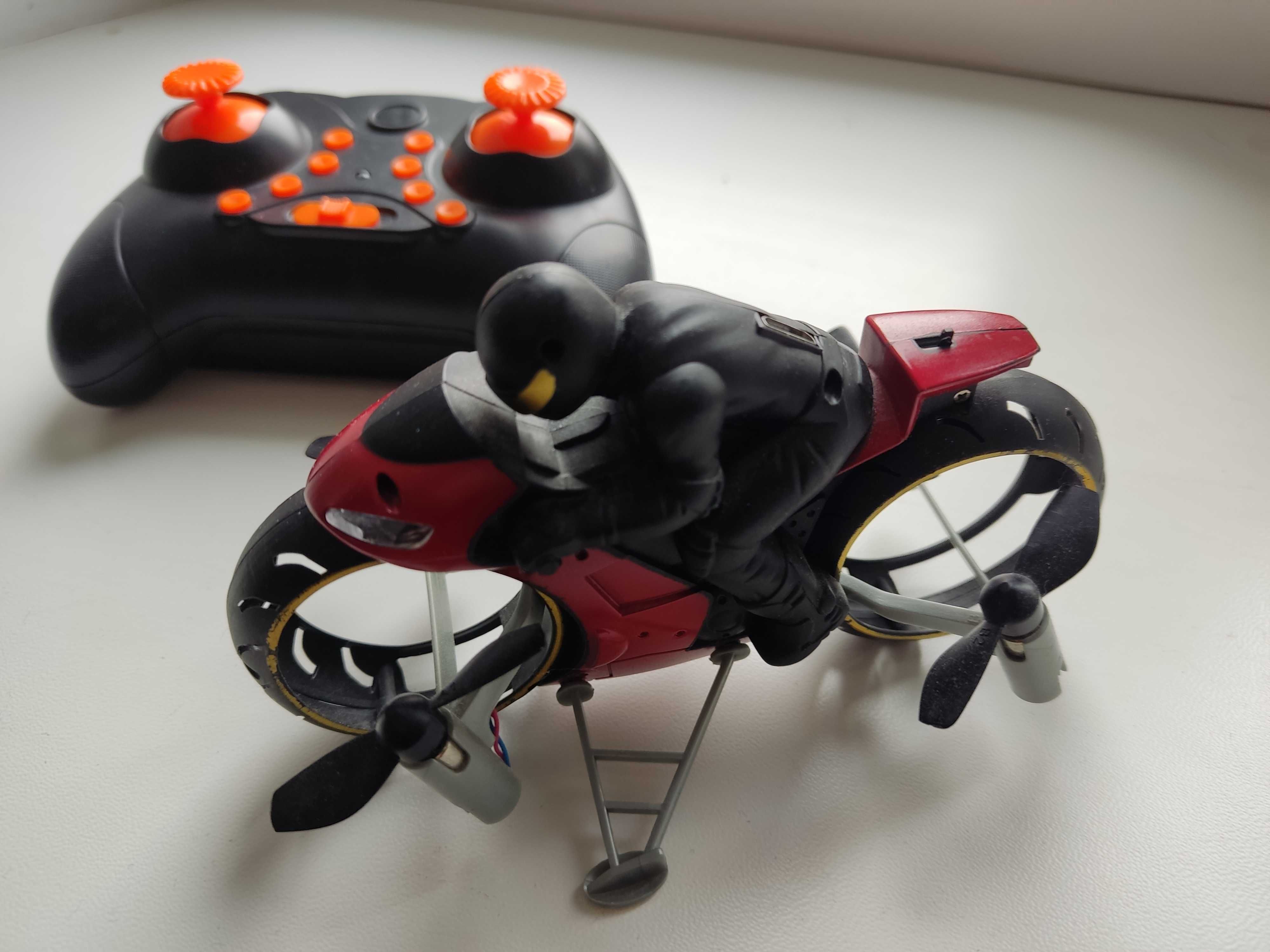 Квадрокоптер мотоцикл дрон дитяча іграшка
