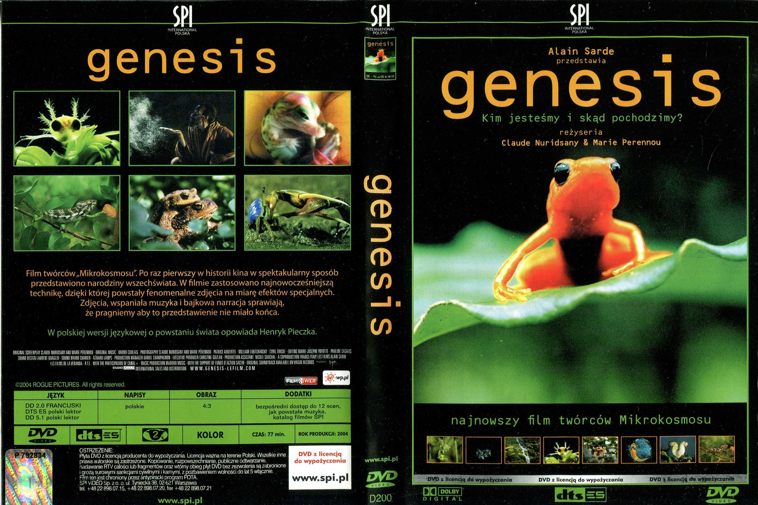 Genesis płyta dvd