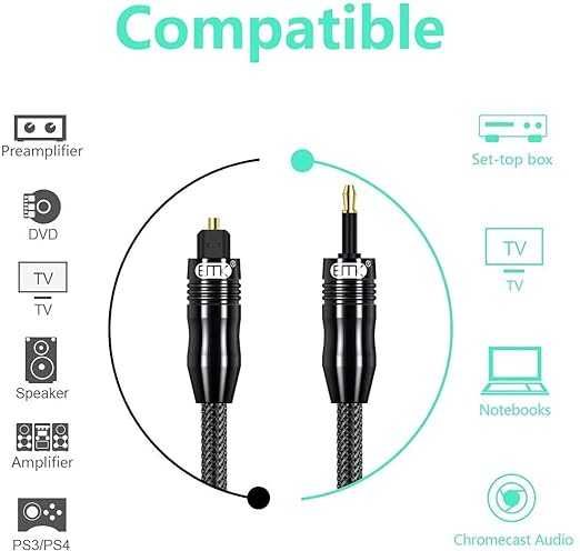 Optyczny kabel audio Toslink