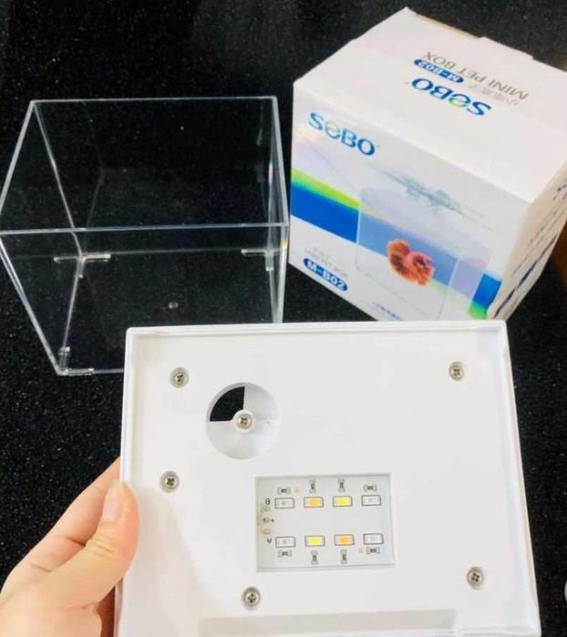 Aquario para betta com led