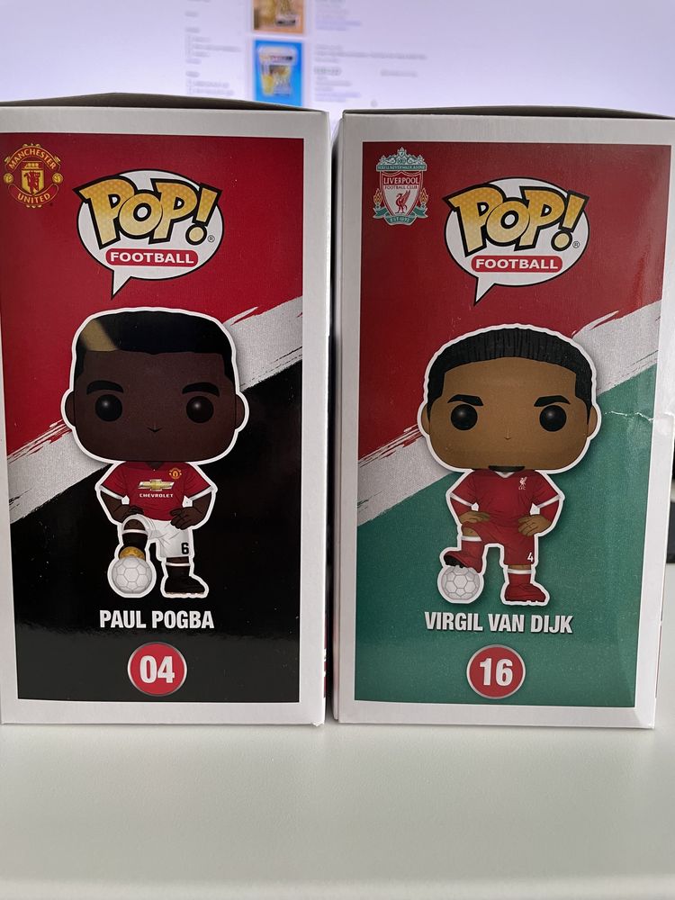 Funko pop football Pogba Van dijk